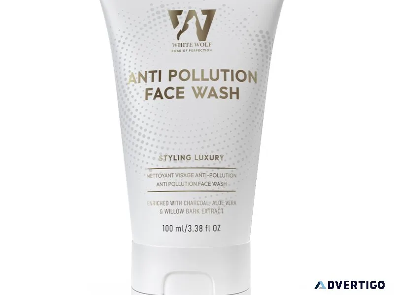 Anti pollution face wash