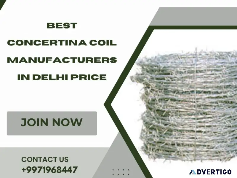 Best concertina coil manufacturers in delhi price
