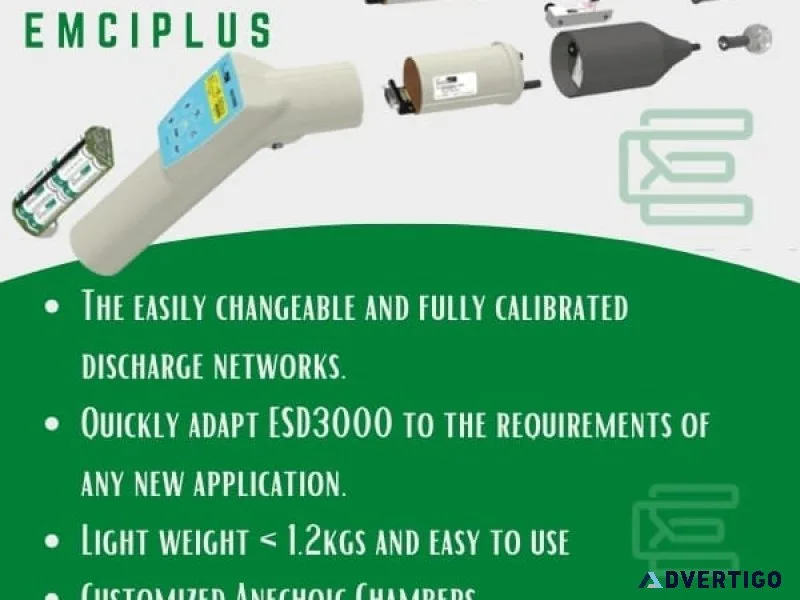 Esd3000: the powerful and portable esd simulator by emciplus