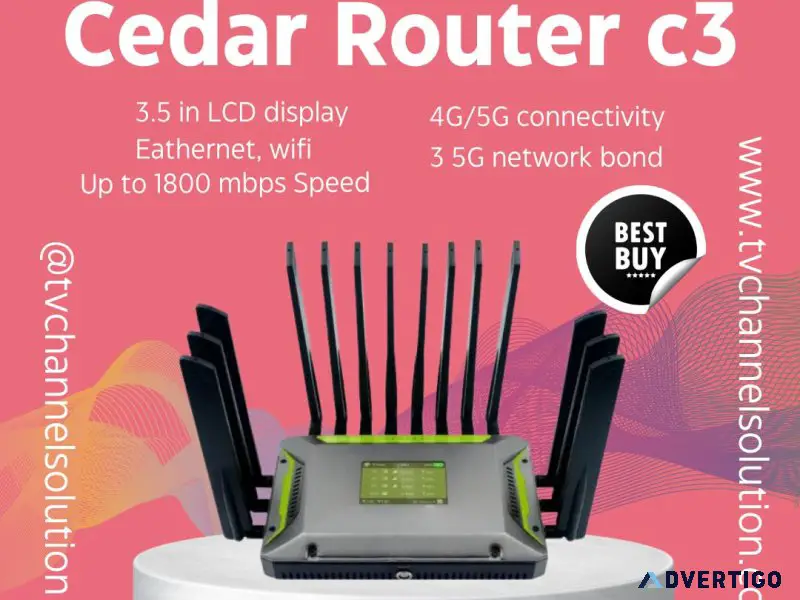 Boost your online experience with internet bonding router