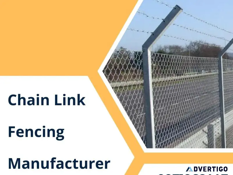 Chain link fencing manufacturer