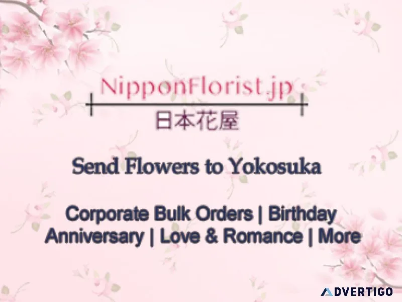 Flower delivery yokosuka japan