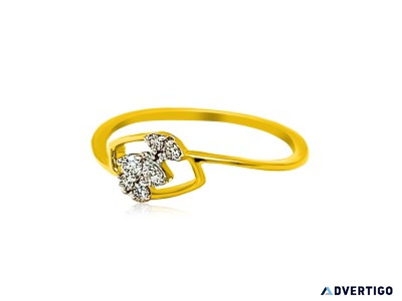 Shop premium diamond ladies rings online at best prices