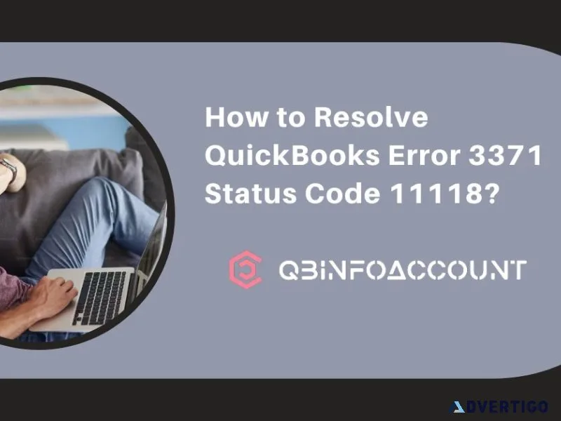 How to resolve quickbooks error 3371 status code 11118