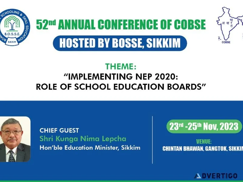 52nd Annual Conference of COBSE hosted by BOSSE Sikkim