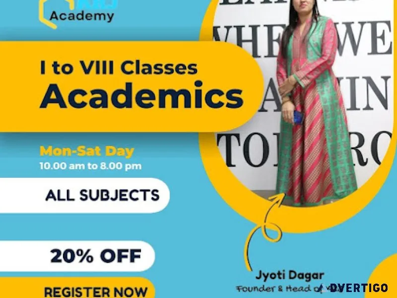 Best academics classes for class i to viii in nangli dairy