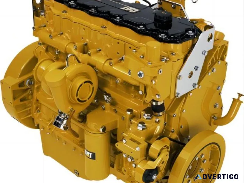 Cat c7 diesel engines radiator compressor battery