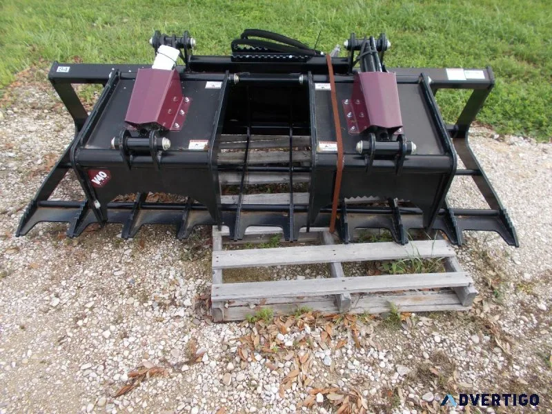 New 84&quot Virnig V40 brush and root grapple