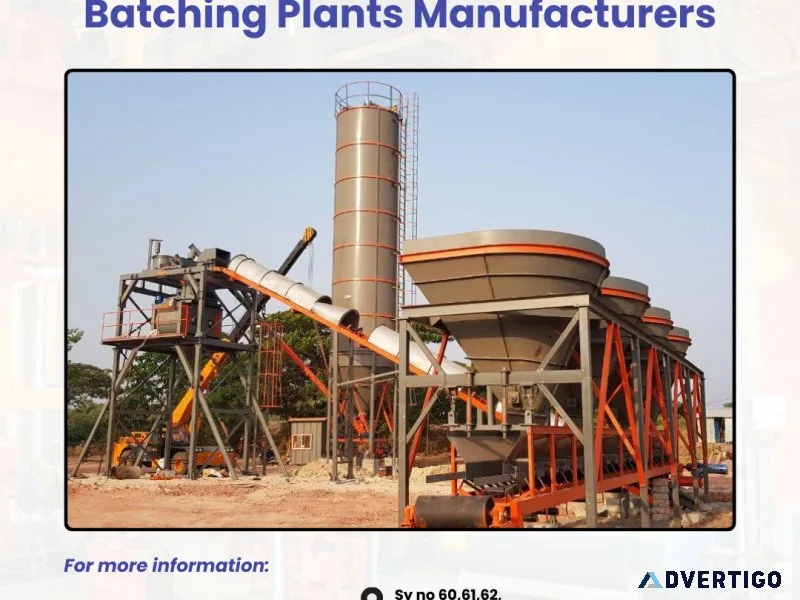 Batching plants manufacturers