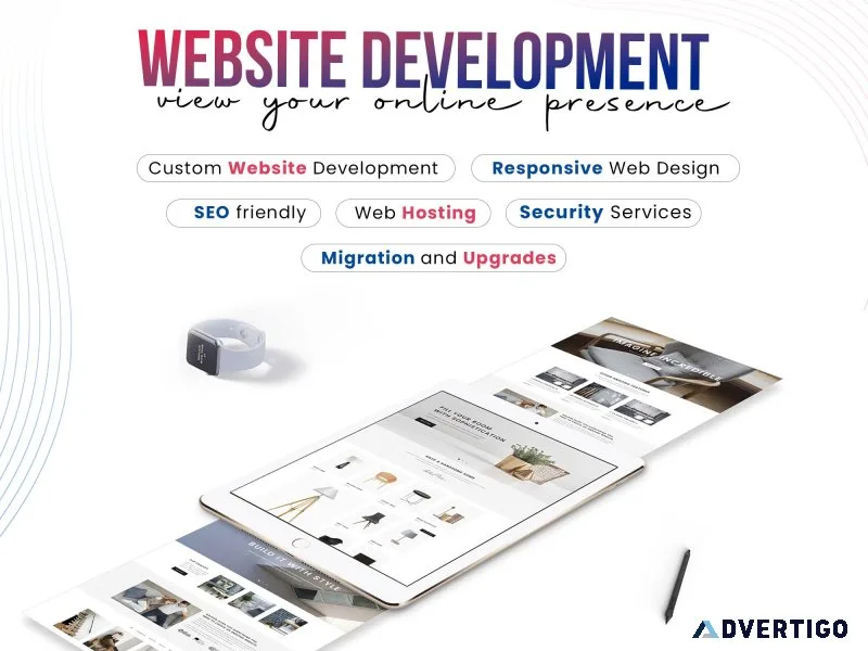 Web design and development services