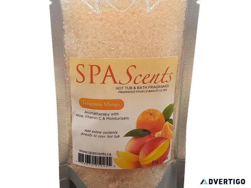SpaScents 85g Crystal Pouch Tangerine Mango