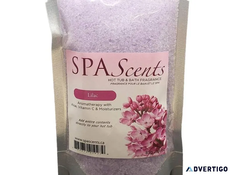 SpaScents 85g Crystal Pouch Lilac