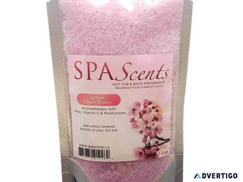 SpaScents 85g Crystal Pouch Japanese Cherry Blossom