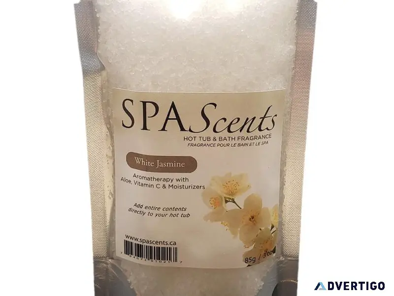SpaScents 85g Crystal Pouch White Jasmine