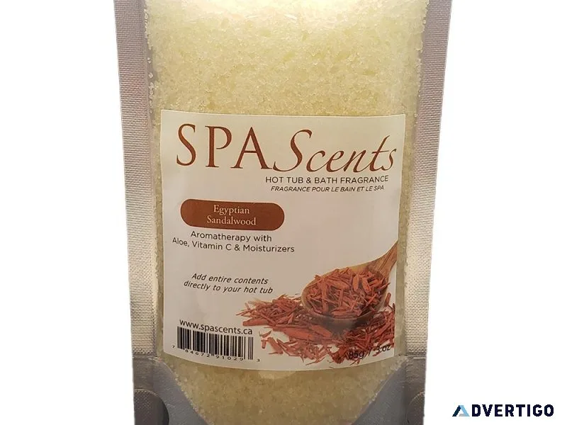 SpaScents 85g Crystal Pouch Egyptian Sandalwood