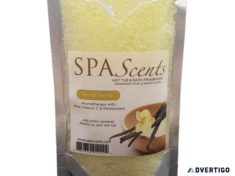SpaScents 85g Crystal Pouch French Vanilla