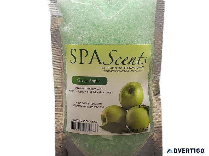 SpaScents 85g Crystal Pouch Green Apple