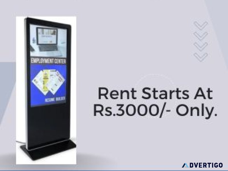 Digital standee on rent starts at rs3000/- only in mumbai