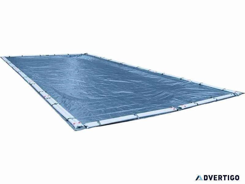 Pool Mate Heavy-Duty Blue In-Ground Pool Cover