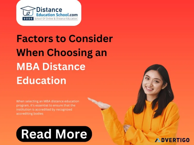 Mba distance education courses