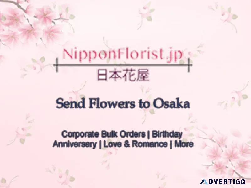 Exquisite flower delivery in osaka, japan - nipponflorist