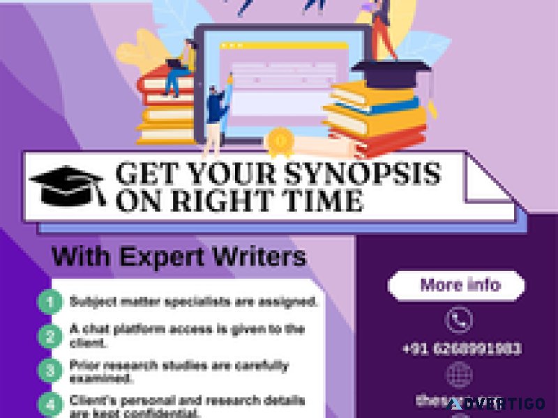 Synopsis writing services in india