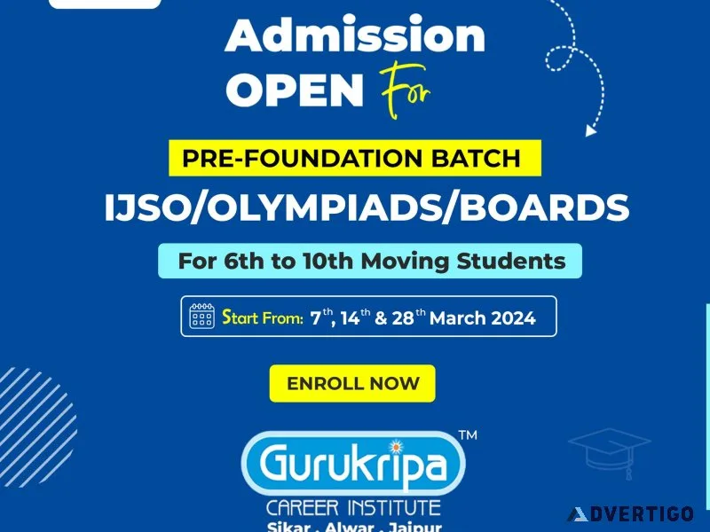 Xi-xii foundation course in alwar | gurukripa career institute