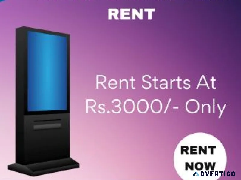Digital standee on rent starts at rs3000/- only in mumbai