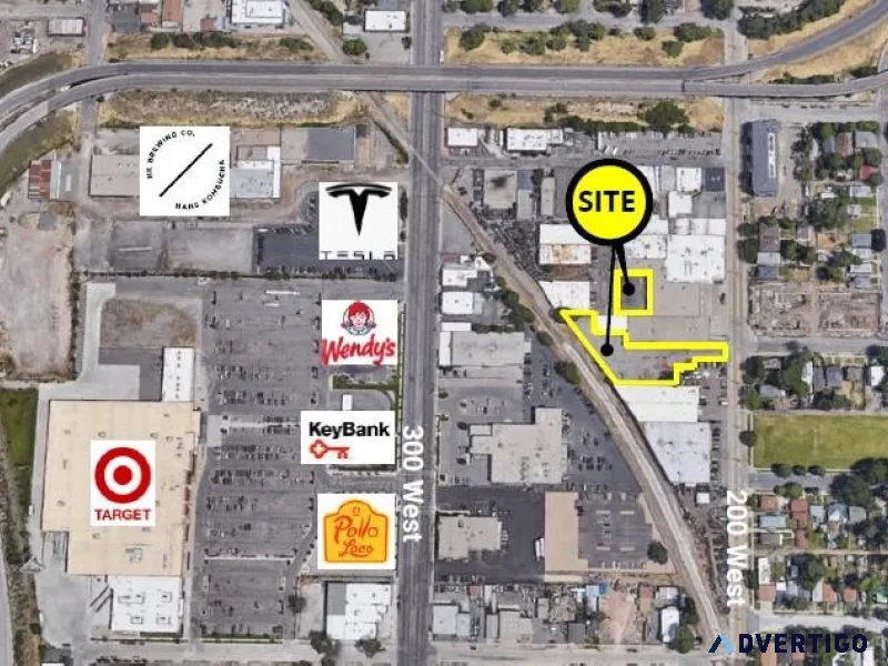 1050 South 200 West - Paved and Fenced Yard for Lease