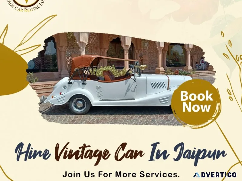 Vintage car on rent in jaipur