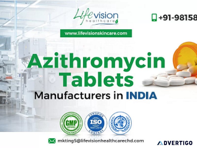 Azithromycin tablets manufacturer in india