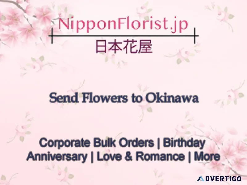 Send flowers to okinawa japan