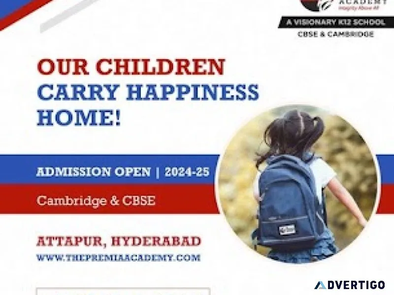 Best international school in hyderabad | the premia academy