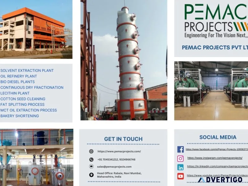 Pemac projects: preeminent supplier of solvent extraction plants