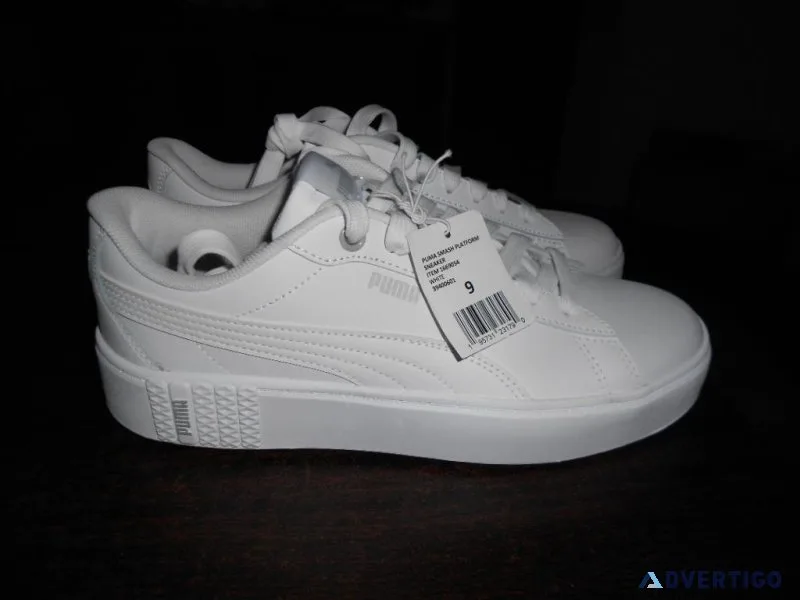 Sneakers Ladies Puma Bright White size 9 Brand NEW