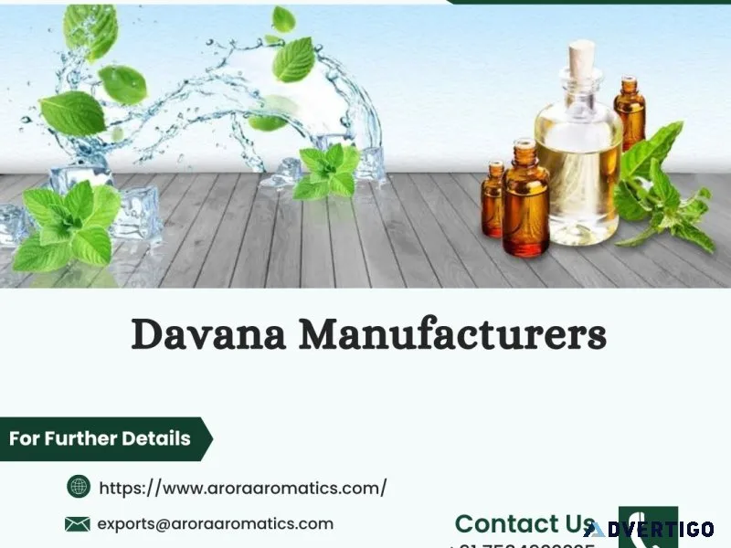 Davana manufacturers