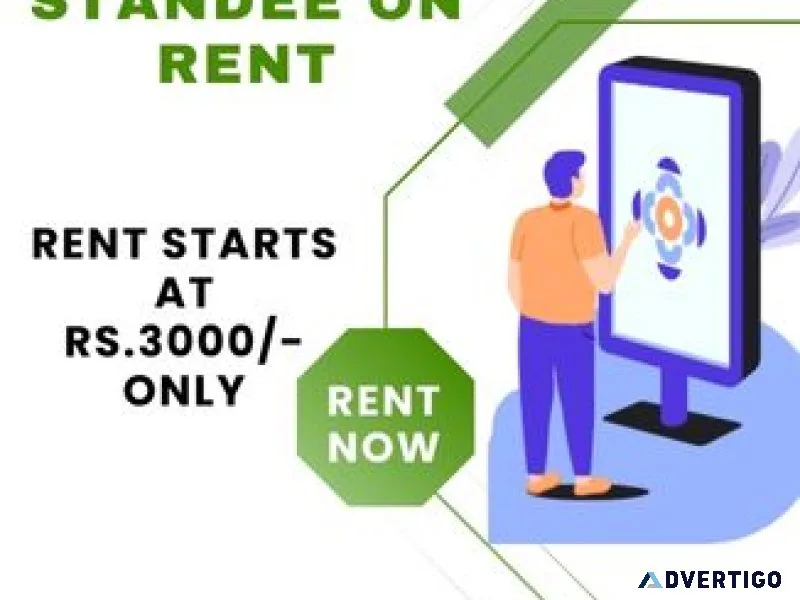 Digital standee on rent starts at rs3000/- only in mumbai