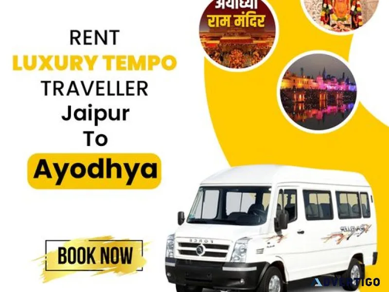 Luxury tempo traveller hire service
