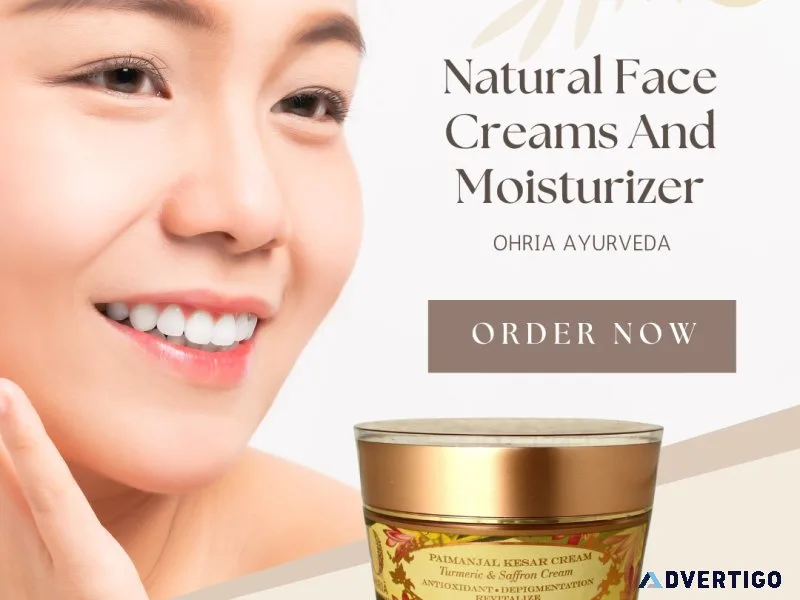 Best ayurveda face cream - ohria ayurveda