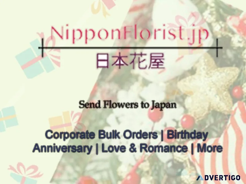 Online flower delivery japan