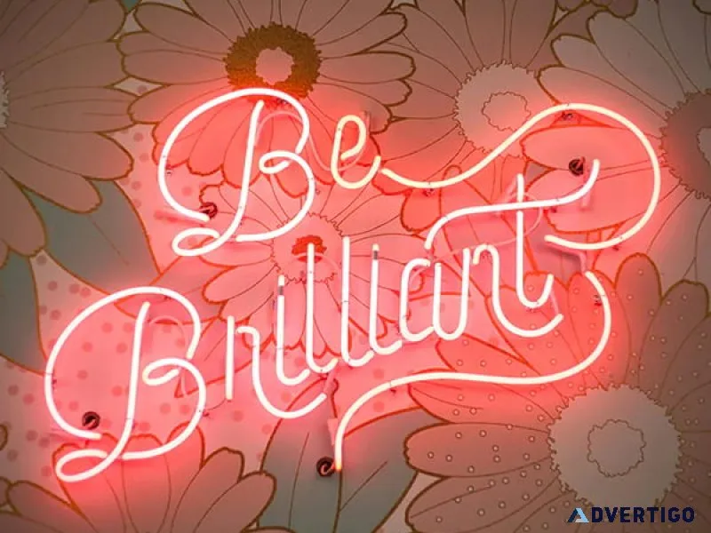 Brighten up your day with personalized led neon signs