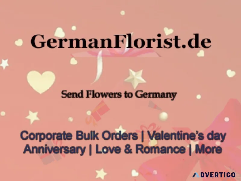 Online delivery of flowers in germany