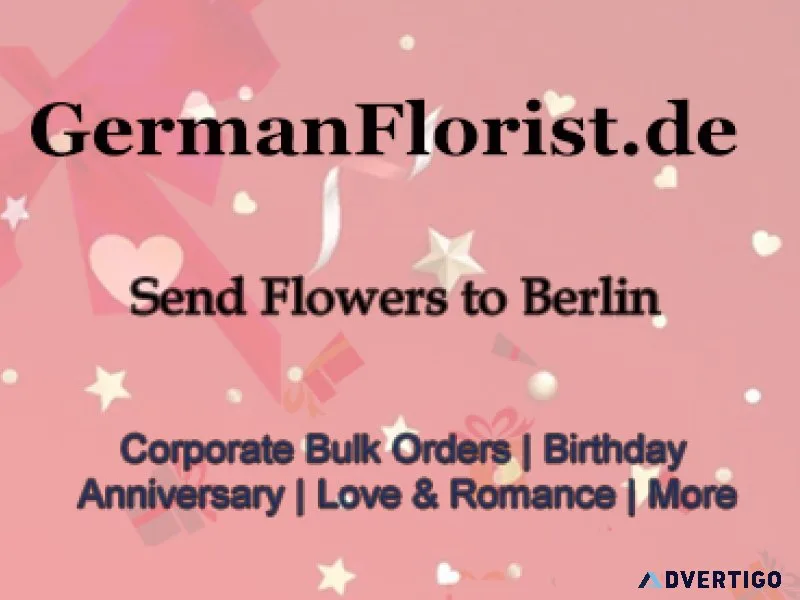 Explore the beauty of berlin with fresh flowers