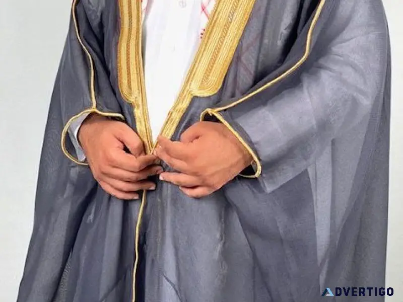 Step into luxury: buy men s bisht for timeless style