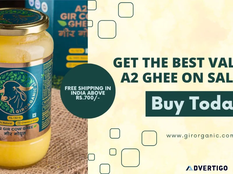 Get the best value: 1kg a2 ghee on sale now - buy today