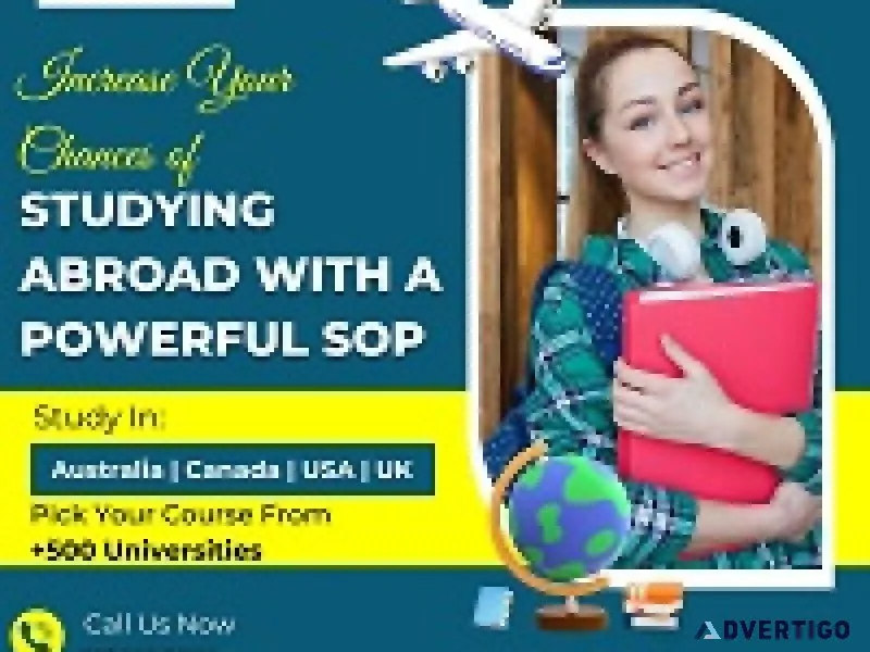Increase your chances of studying abroad with a powerful sop