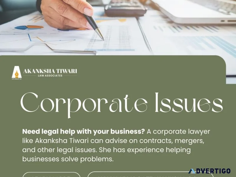 Corporate lawyer in ahmedabad - akanksha tiwari law associates