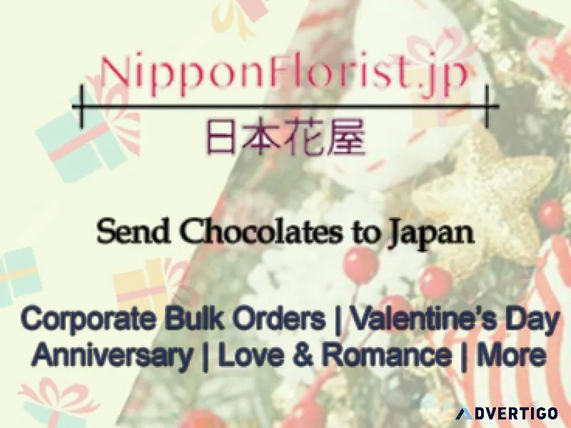 Send chocolate to japan
