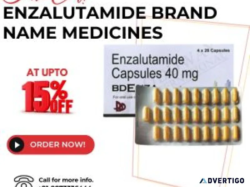 Enzalutamide brand name medicine for sale