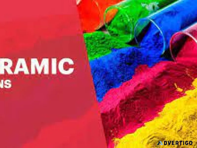 Ceramic stains for tiles and sanitary ware
